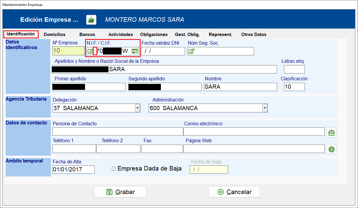 Al presentar un impuesto: 
